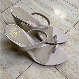 missguided open toed shoes, never worn